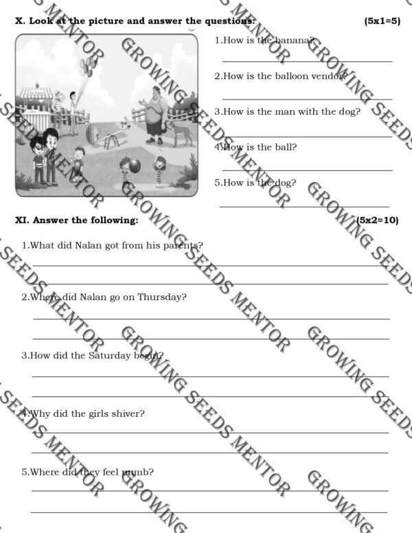 English II Mid Term Class 3